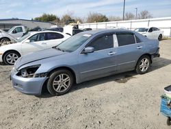 Salvage cars for sale at Sacramento, CA auction: 2007 Honda Accord EX