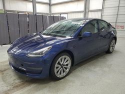 Salvage cars for sale from Copart New Braunfels, TX: 2022 Tesla Model 3