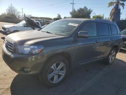 Toyota Vehiculos salvage en venta: 2008 Toyota Highlander Sport