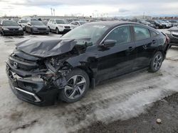 Salvage cars for sale at Rocky View County, AB auction: 2019 Honda Civic LX