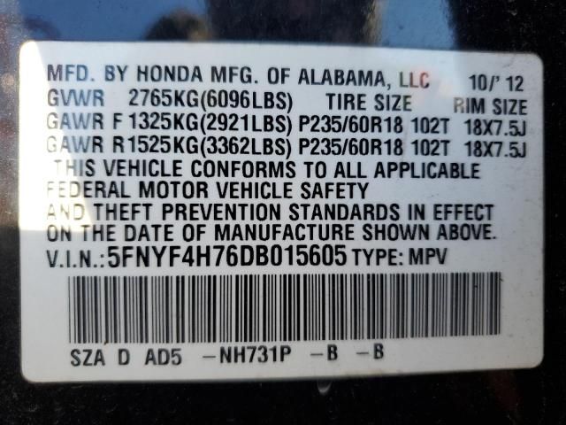 2013 Honda Pilot Exln