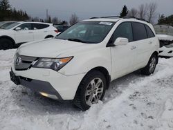 Salvage cars for sale from Copart Bowmanville, ON: 2009 Acura MDX