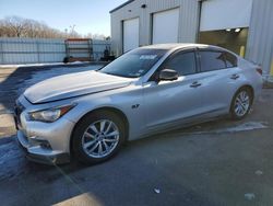 Salvage cars for sale at Assonet, MA auction: 2015 Infiniti Q50 Base