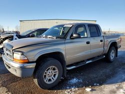 Dodge Dakota Quad slt salvage cars for sale: 2003 Dodge Dakota Quad SLT