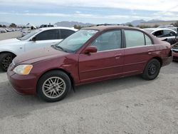 Honda salvage cars for sale: 2002 Honda Civic LX