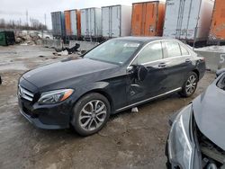 Salvage cars for sale from Copart Bridgeton, MO: 2015 Mercedes-Benz C 300 4matic