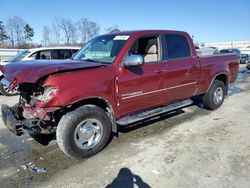 Salvage cars for sale from Copart Spartanburg, SC: 2006 Toyota Tundra Double Cab SR5