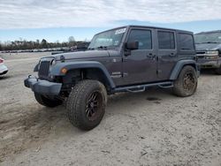 Jeep salvage cars for sale: 2016 Jeep Wrangler Unlimited Sport