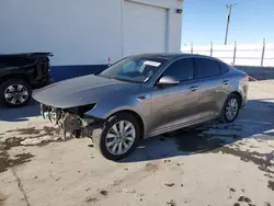 Salvage cars for sale at Farr West, UT auction: 2016 KIA Optima EX