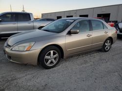 Salvage cars for sale at Jacksonville, FL auction: 2003 Honda Accord EX