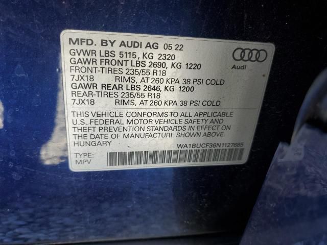 2022 Audi Q3 Premium Plus 40