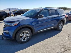 Salvage cars for sale at Las Vegas, NV auction: 2022 Ford Explorer XLT