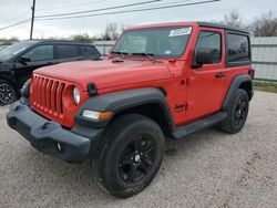 Salvage cars for sale at Houston, TX auction: 2021 Jeep Wrangler Sport