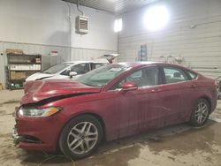 Salvage cars for sale at Des Moines, IA auction: 2016 Ford Fusion SE