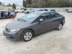 Salvage cars for sale at Knightdale, NC auction: 2013 Honda Civic LX