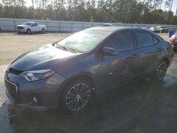 Salvage cars for sale at Harleyville, SC auction: 2015 Toyota Corolla L