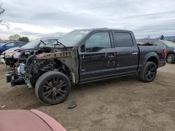 Salvage cars for sale at San Martin, CA auction: 2015 Ford F150 Supercrew