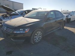 Salvage cars for sale at Tucson, AZ auction: 2014 Volkswagen Passat S