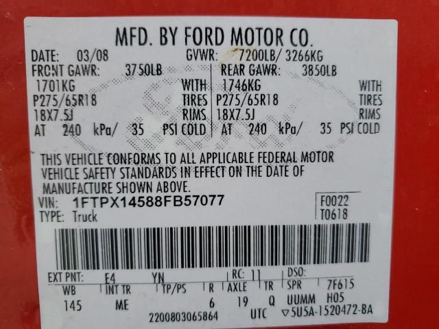 2008 Ford F150