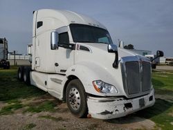 Salvage trucks for sale at Fresno, CA auction: 2020 Kenworth Construction T680