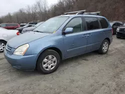 Salvage cars for sale at Marlboro, NY auction: 2007 KIA Sedona EX