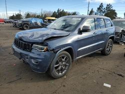 Jeep salvage cars for sale: 2021 Jeep Grand Cherokee Limited