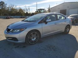 Salvage cars for sale at Savannah, GA auction: 2013 Honda Civic LX