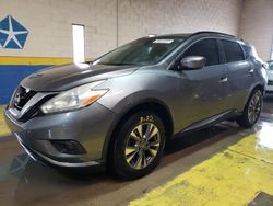 Salvage cars for sale at Indianapolis, IN auction: 2016 Nissan Murano S