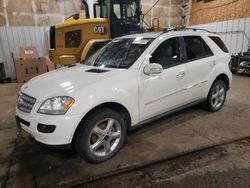 Salvage cars for sale at Anchorage, AK auction: 2008 Mercedes-Benz ML 350