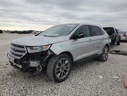 Salvage cars for sale at Taylor, TX auction: 2015 Ford Edge Titanium