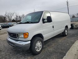 Ford salvage cars for sale: 2006 Ford Econoline E350 Super Duty Van