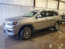 Salvage cars for sale at Pennsburg, PA auction: 2021 Jeep Cherokee Latitude LUX