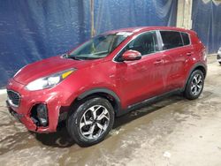 Salvage cars for sale at Woodhaven, MI auction: 2020 KIA Sportage LX