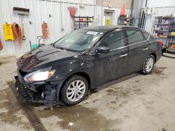 Salvage cars for sale at Mcfarland, WI auction: 2019 Nissan Sentra S