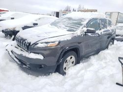 Jeep salvage cars for sale: 2017 Jeep Cherokee Latitude