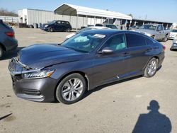 Salvage cars for sale at Fresno, CA auction: 2020 Honda Accord LX