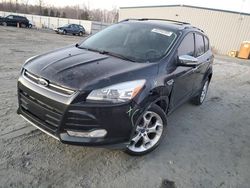 Salvage cars for sale at Spartanburg, SC auction: 2014 Ford Escape Titanium