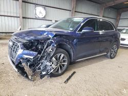 Salvage cars for sale at Houston, TX auction: 2021 Audi Q5 Premium Plus