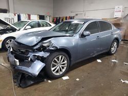 Salvage cars for sale at Elgin, IL auction: 2008 Infiniti G35