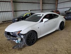 Salvage cars for sale at Houston, TX auction: 2017 Lexus RC 350