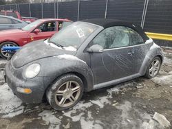 Volkswagen salvage cars for sale: 2004 Volkswagen New Beetle GLS