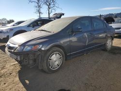 Salvage cars for sale from Copart San Martin, CA: 2009 Honda Civic Hybrid