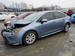 Salvage cars for sale at Spartanburg, SC auction: 2021 Toyota Corolla LE