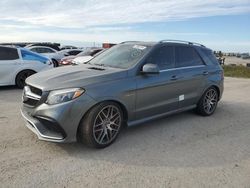 Salvage cars for sale at Riverview, FL auction: 2019 Mercedes-Benz GLE 63 AMG-S 4matic