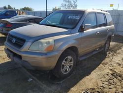 Honda Pilot salvage cars for sale: 2004 Honda Pilot EXL