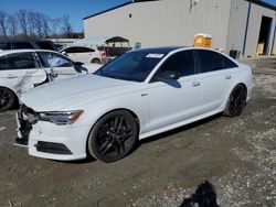 Salvage cars for sale at Spartanburg, SC auction: 2017 Audi A6 Premium Plus