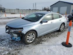 Carros salvage sin ofertas aún a la venta en subasta: 2018 Chevrolet Malibu LT