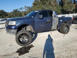 Salvage cars for sale at Ocala, FL auction: 2004 Ford F150 Supercrew