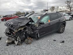 Salvage cars for sale at Riverview, FL auction: 2021 Jeep Cherokee Latitude LUX