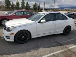 Salvage cars for sale at Rancho Cucamonga, CA auction: 2014 Mercedes-Benz C 250